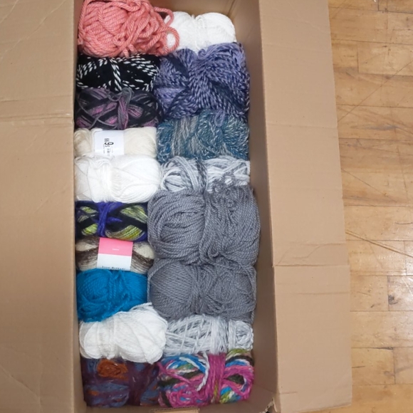 yarn Other 3 Skeins Of Yarn Mystery Box Poshmark